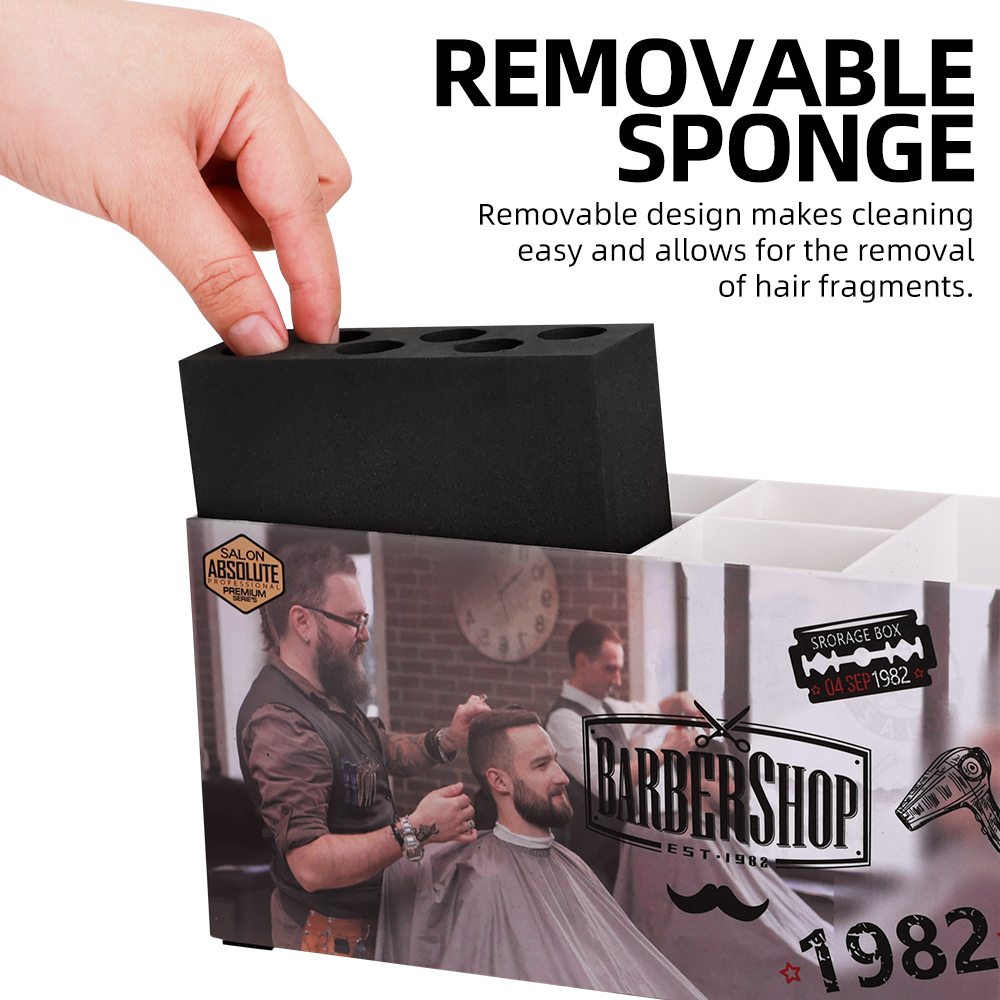 salon tool organizer box
